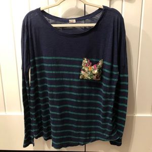 Anthropologie long sleeve shirt